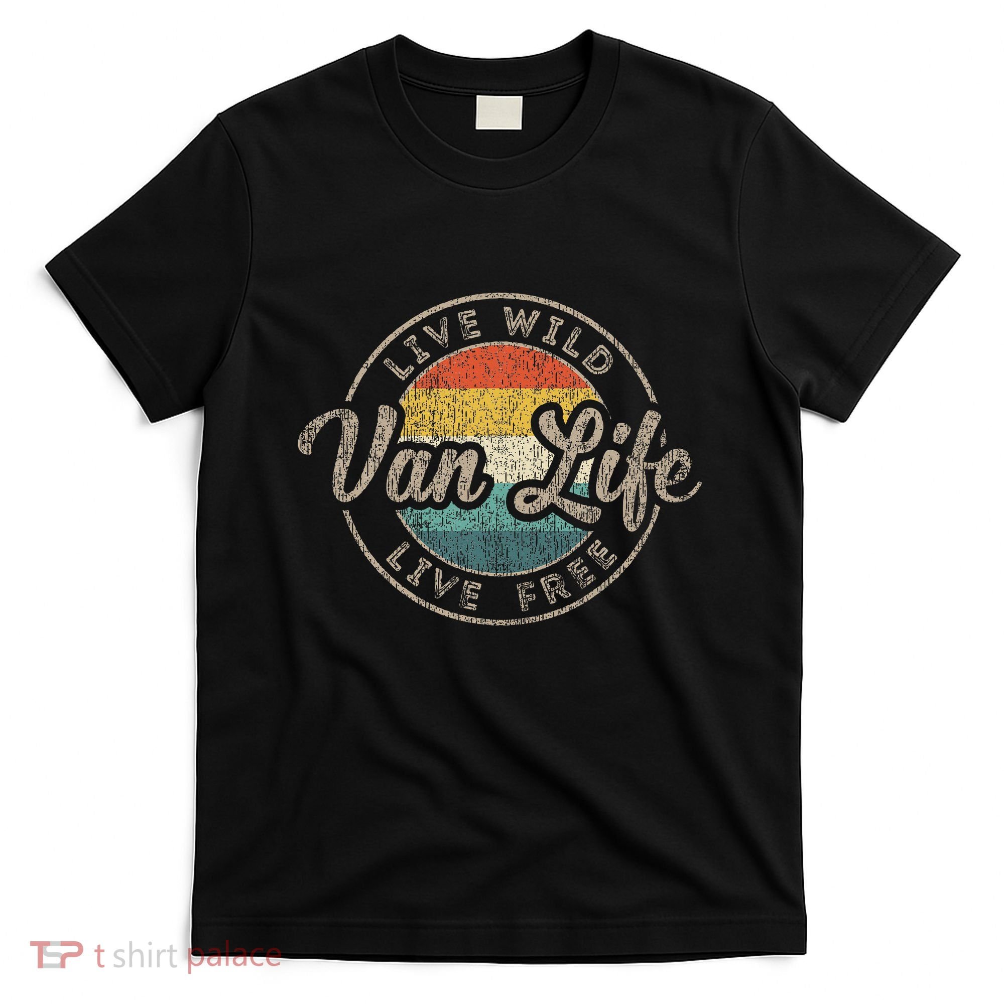 Van Life Clothing Retro Vintage Van Dwellers Vanlife Nomads T-Shirt