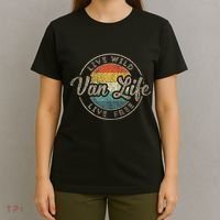Van Life Clothing Retro Vintage Van Dwellers Vanlife Nomads T-Shirt thumb 4