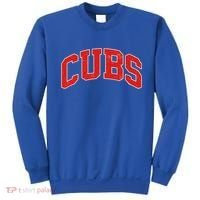 Varsity Logo Cubs Baseball Sports Fan Sweatshirt thumb 0