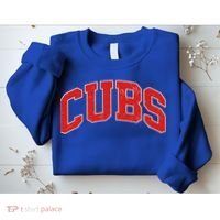 Varsity Logo Cubs Baseball Sports Fan Sweatshirt thumb 2