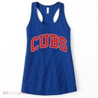 Varsity Logo Cubs Baseball Sports Fan Women's Tank Top thumb 0
