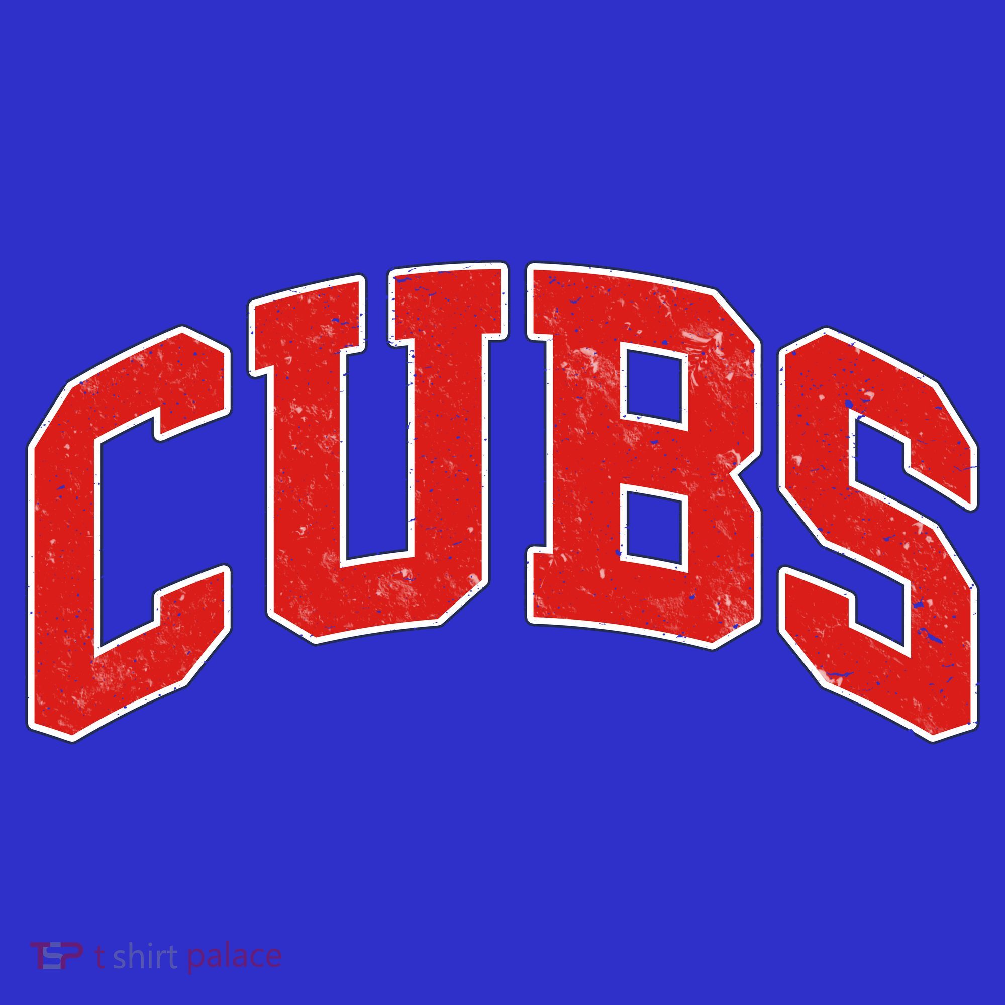 Varsity Logo Cubs Baseball Sports Fan Tank Top