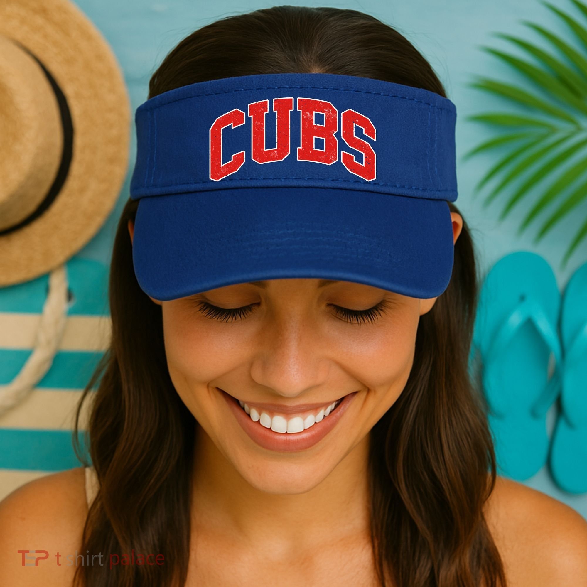 Varsity Logo Cubs Baseball Sports Fan Visor