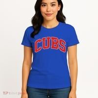 Varsity Logo Cubs Baseball Sports Fan Women's T-Shirt thumb 4