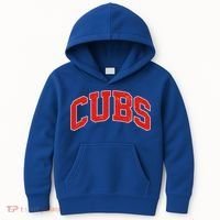 Varsity Logo Cubs Baseball Sports Fan Kids Hoodie thumb 0