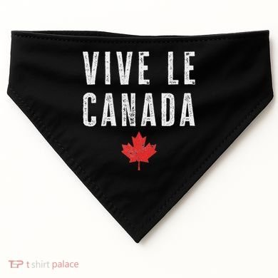 Vive Le Canada USA-Made Doggie Bandana