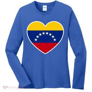 Venezuela Love Cute Gift Women's Long Sleeve Shirt