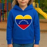Venezuela Love Cute Gift Kids Hoodie thumb 3