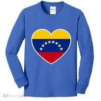 Venezuela Love Cute Gift Kids Long Sleeve Shirt thumb 0