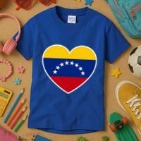 Venezuela Love Cute Gift Kids T-Shirt thumb 3
