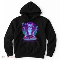 Vaporwave Llama Dj Turntable Sunglass Llama Hoodie thumb 0