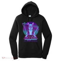 Vaporwave Llama Dj Turntable Sunglass Llama Women's Hoodie thumb 0