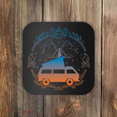 Van Life Design Vanagon Van Bus Dipper Campfire Camping Coaster