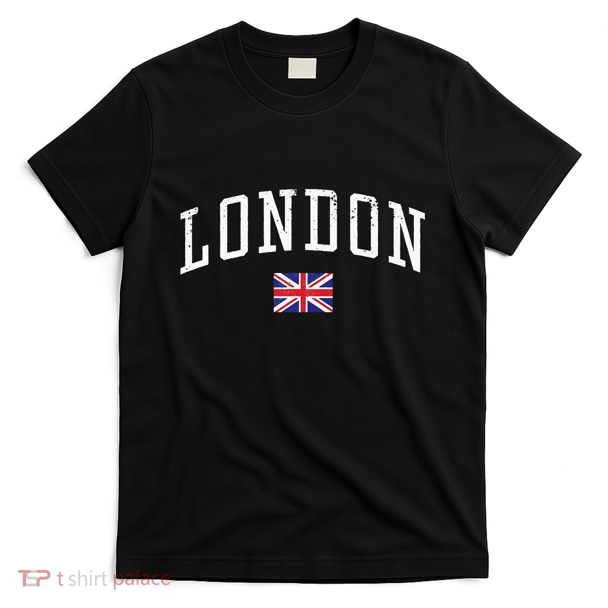Vintage London England Country Flag Souvenir Vacation T-Shirt