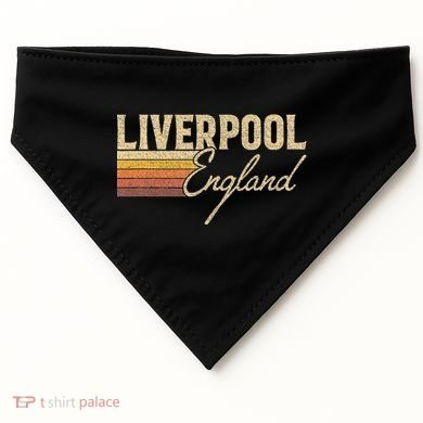 Vintage Liverpool England USA-Made Doggie Bandana