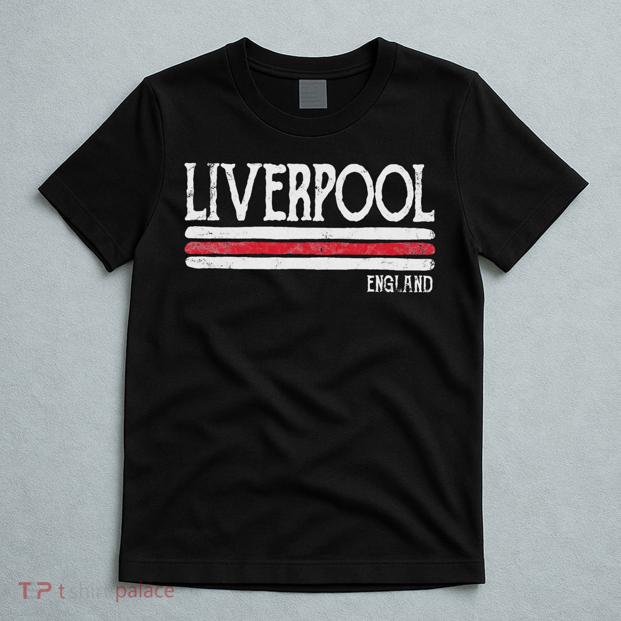 Vintage Liverpool England British Love Gift Souvenir T-Shirt