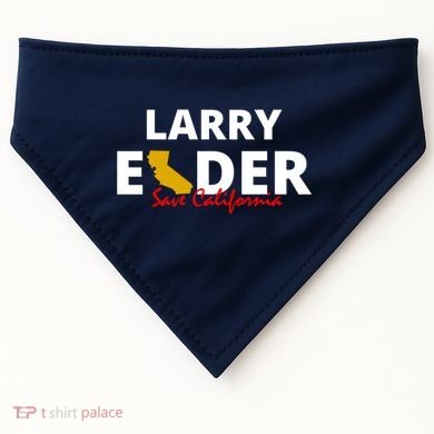 Vote Larry Elder Save California USA-Made Doggie Bandana