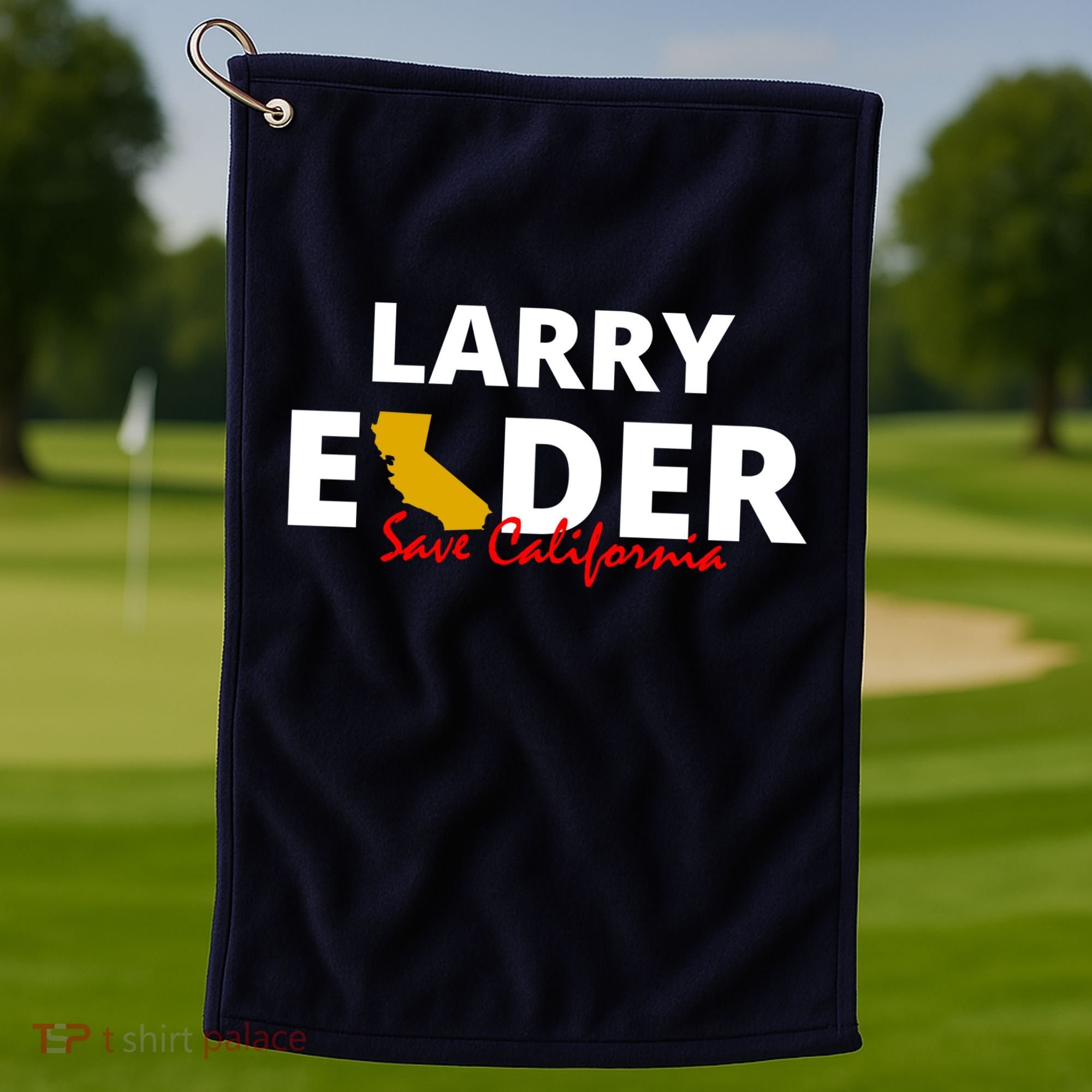 Vote Larry Elder Save California Golf Towel