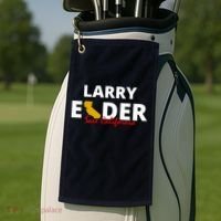 Vote Larry Elder Save California Golf Towel thumb 2
