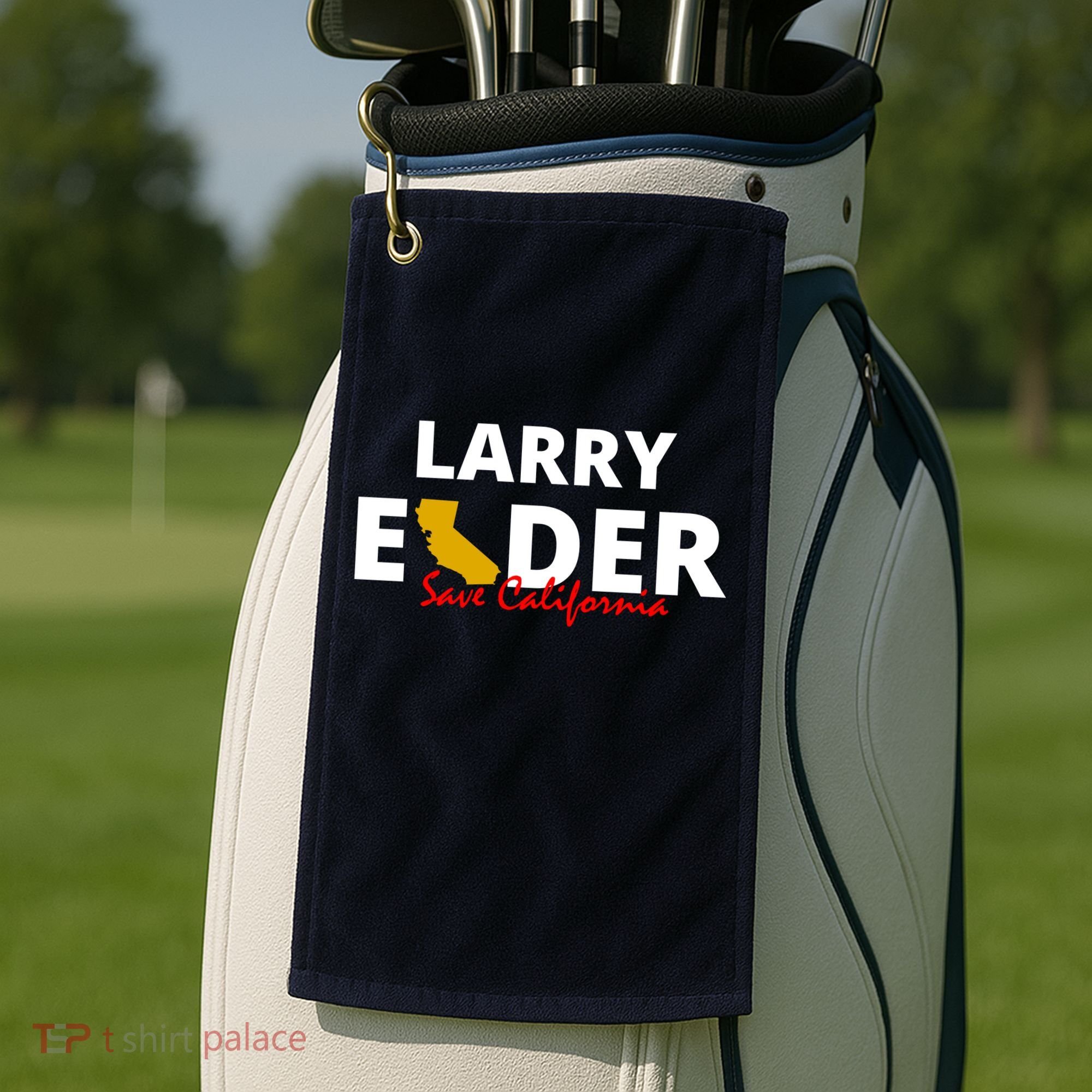 Vote Larry Elder Save California Golf Towel