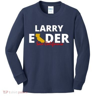 Vote Larry Elder Save California Kids Long Sleeve Shirt