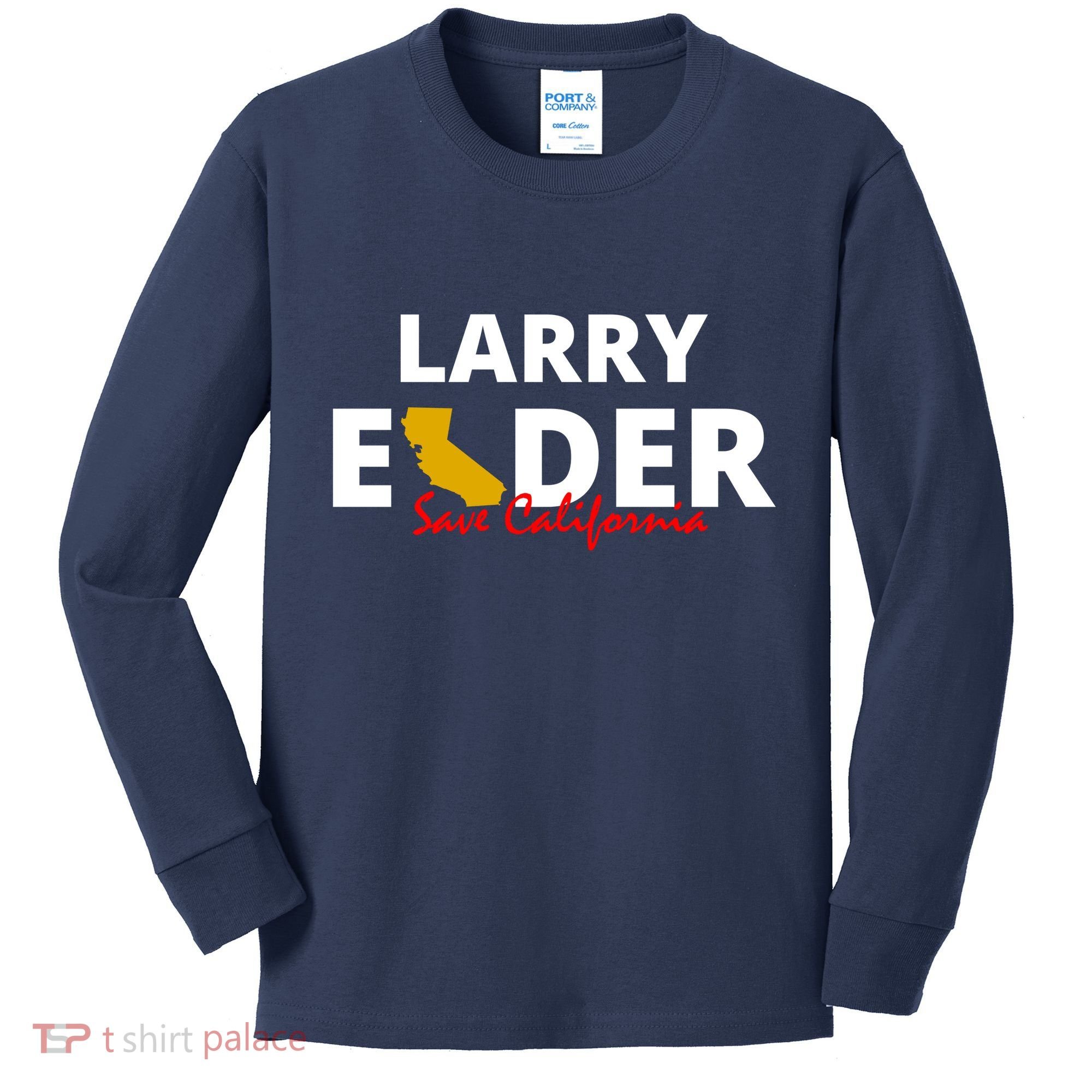 Vote Larry Elder Save California Kids Long Sleeve Shirt