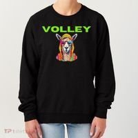 Volley Llama Funny Pickleball Women's Sweatshirt thumb 0