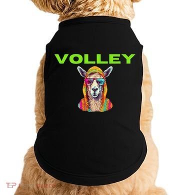 Volley Llama Funny Pickleball Doggie Tank