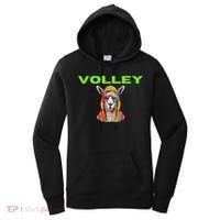 Volley Llama Funny Pickleball Women's Hoodie thumb 0