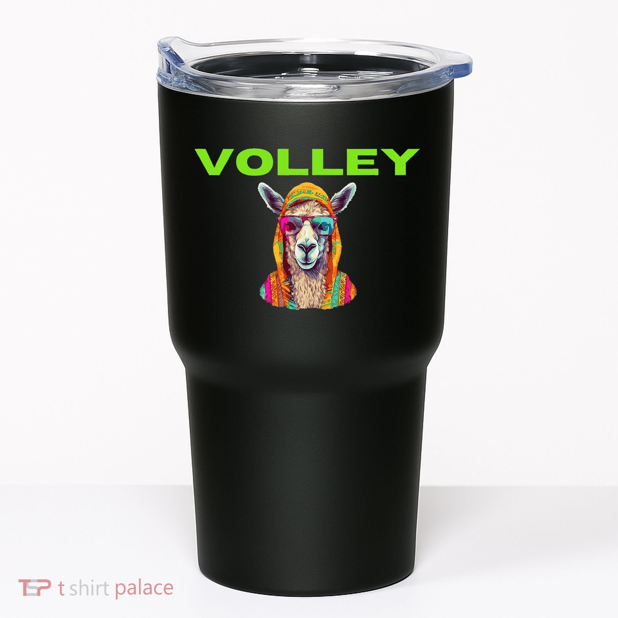 Volley Llama Funny Pickleball Tumbler