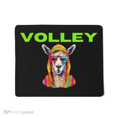 Volley Llama Funny Pickleball Mousepad