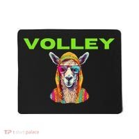 Volley Llama Funny Pickleball Mousepad thumb 0