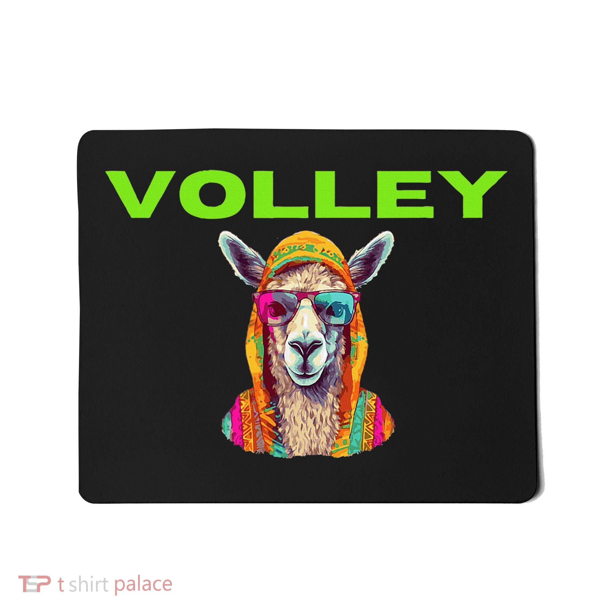 Volley Llama Funny Pickleball Mousepad