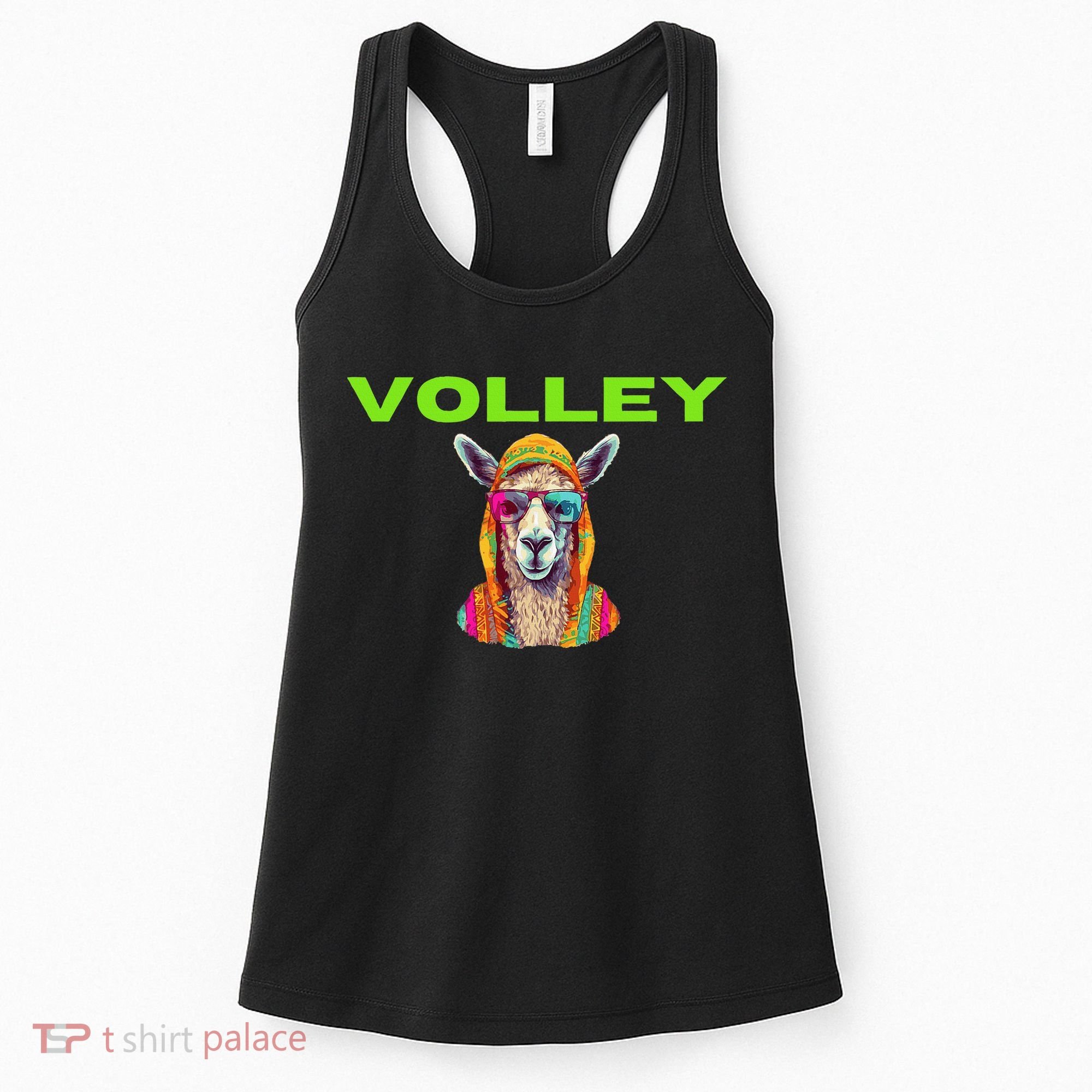 Volley Llama Funny Pickleball Women's Tank Top