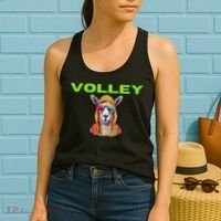 Volley Llama Funny Pickleball Women's Tank Top thumb 2