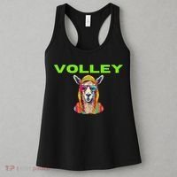 Volley Llama Funny Pickleball Women's Tank Top thumb 3