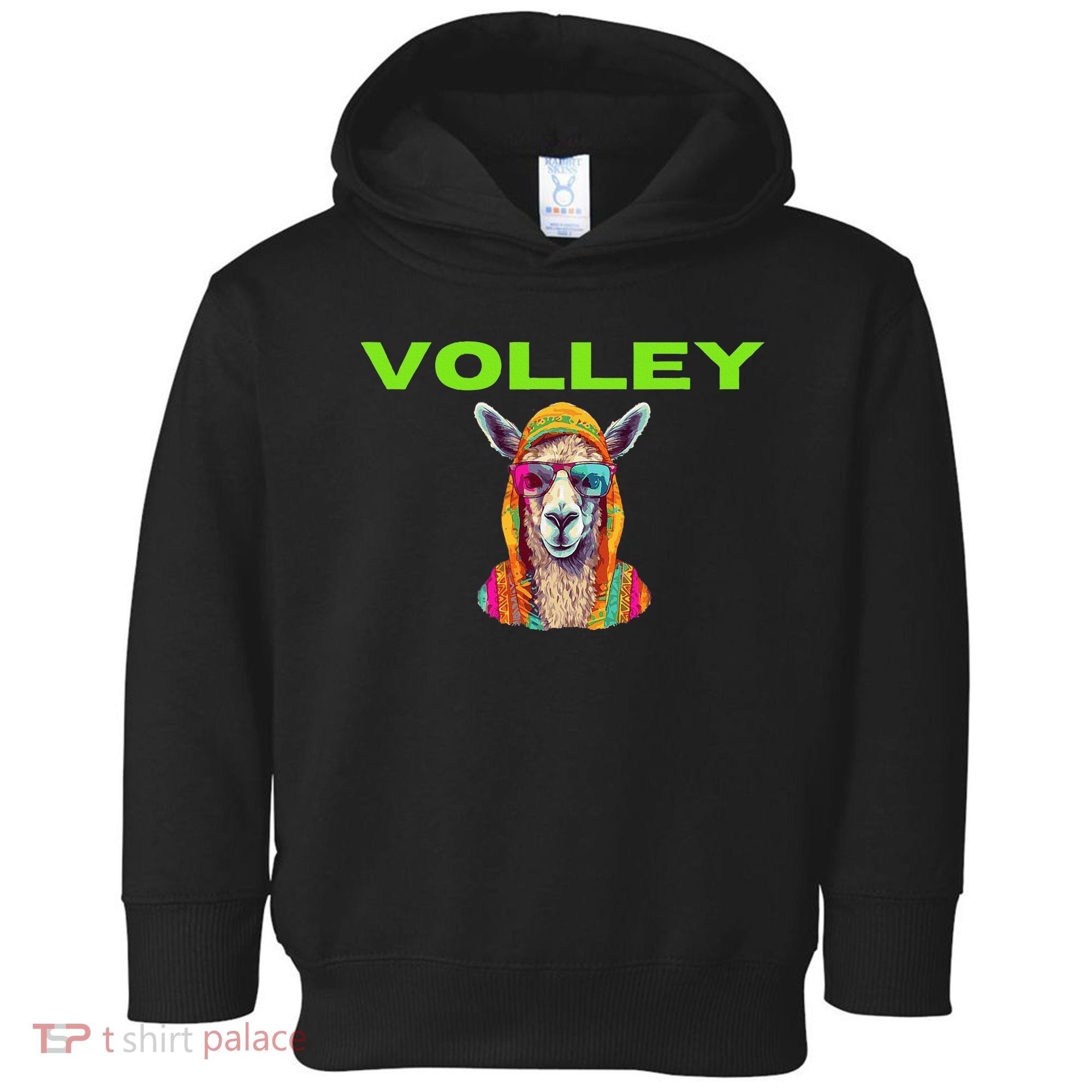 Volley Llama Funny Pickleball Toddler Hoodie
