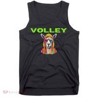 Volley Llama Funny Pickleball Tank Top thumb 0