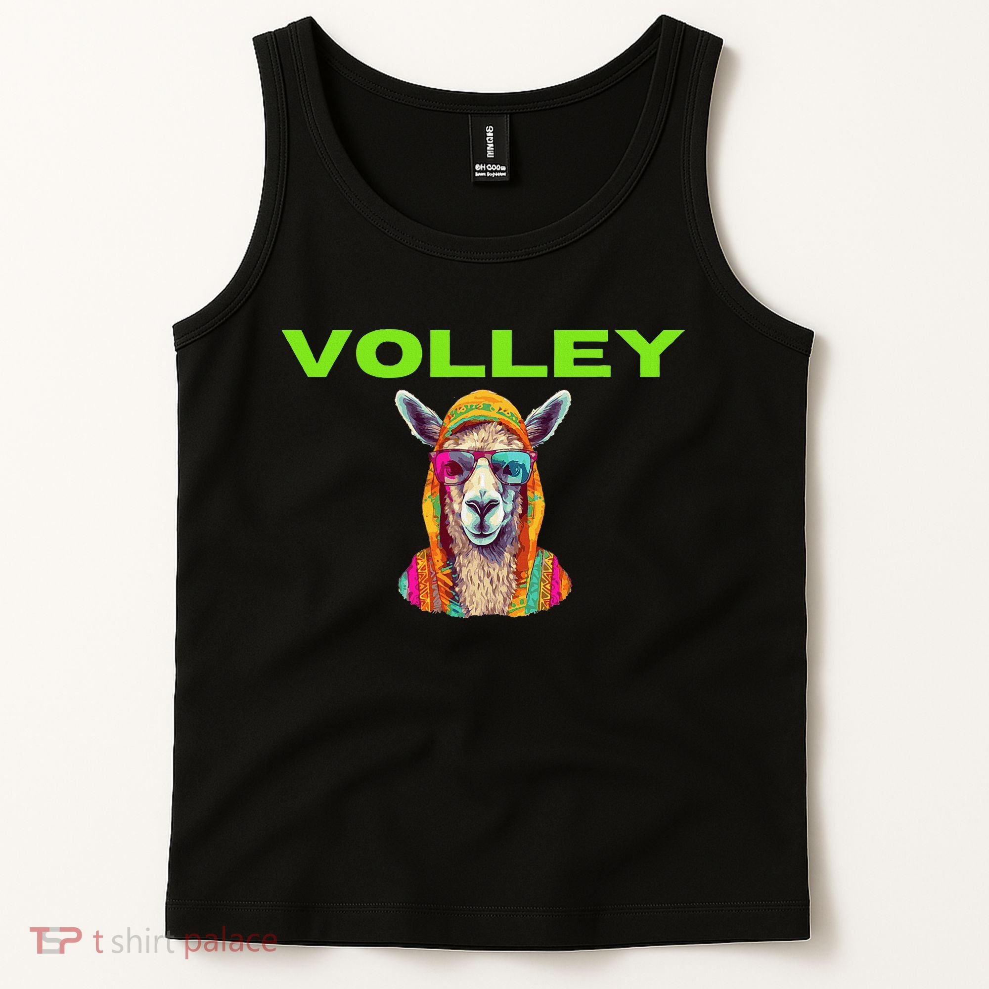 Volley Llama Funny Pickleball Tank Top