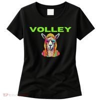 Volley Llama Funny Pickleball Women's T-Shirt thumb 0
