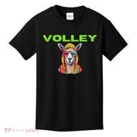 Volley Llama Funny Pickleball Kids T-Shirt thumb 0