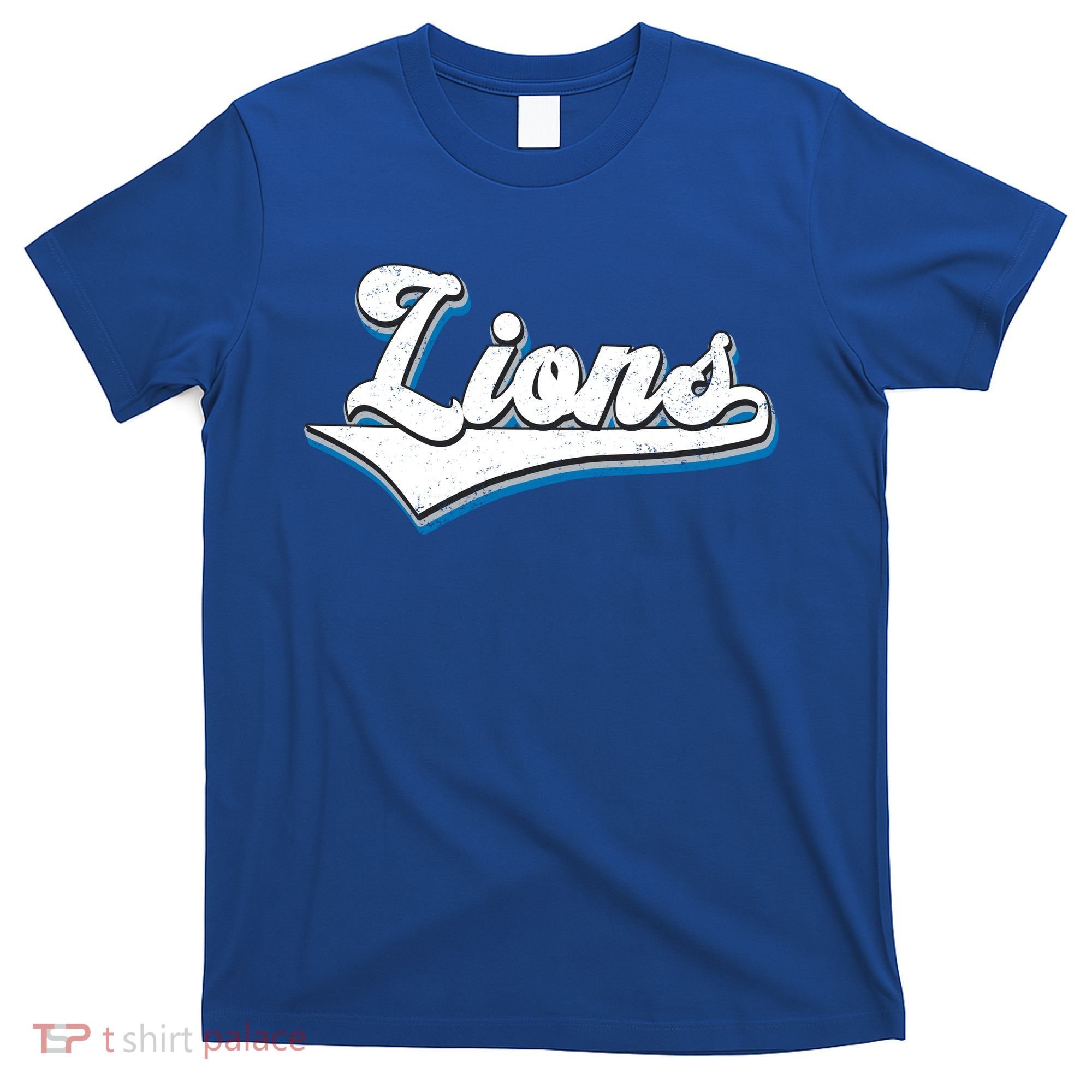 Vintage Lion Football Logo T-Shirt