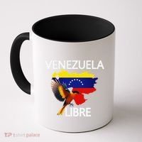 Venezuela Libre Flag Pride Bandera Venezolana Root Coffee Mug thumb 0