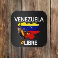 Venezuela Libre Flag Pride Bandera Venezolana Root Coaster thumb 0