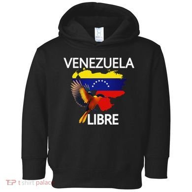 Venezuela Libre Flag Pride Bandera Venezolana Root Toddler Hoodie