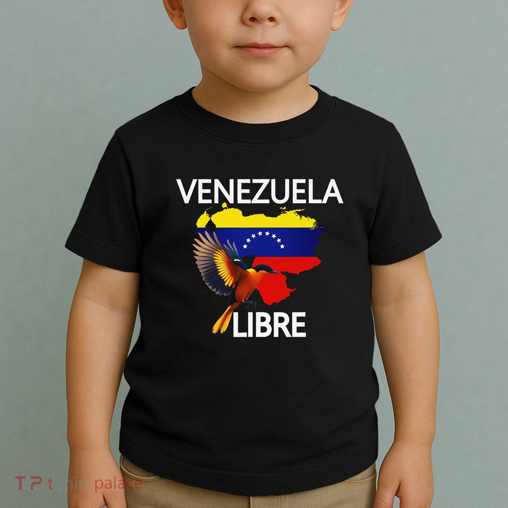 Venezuela Libre Flag Pride Bandera Venezolana Root Toddler T-Shirt