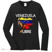 Venezuela Libre Flag Pride Bandera Venezolana Root Women's Long Sleeve Shirt thumb 0