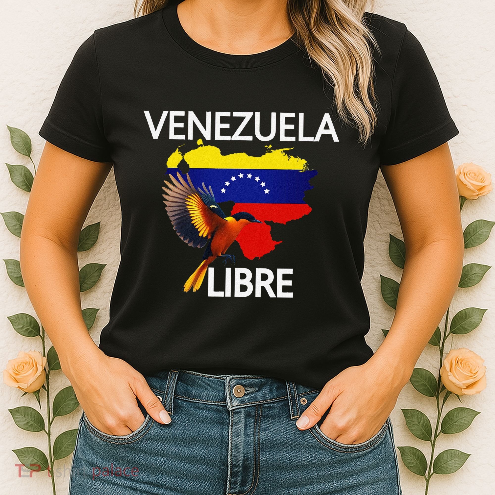 Venezuela Libre Flag Pride Bandera Venezolana Root Women's T-Shirt