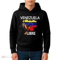 Venezuela Libre Flag Pride Bandera Venezolana Root Kids Hoodie thumb 4
