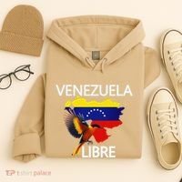 Venezuela Libre Flag Pride Bandera Venezolana Root Hoodie thumb 4